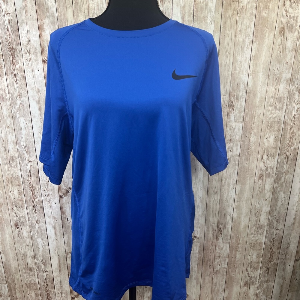 Nike Blue Drifit Short Sleeve Tee